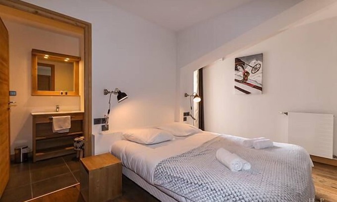 Combloux Apartment | Wifi, view mountain, fitness, swimming pool, sauna, hammam, balcony, tv, ski locker, 54m², Combloux