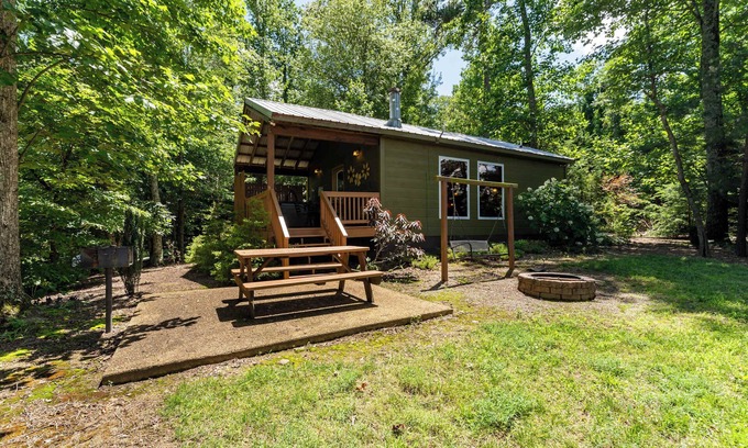 Bryant Cabin | Wildflower Cabin – Hot Tub & Mountain Views