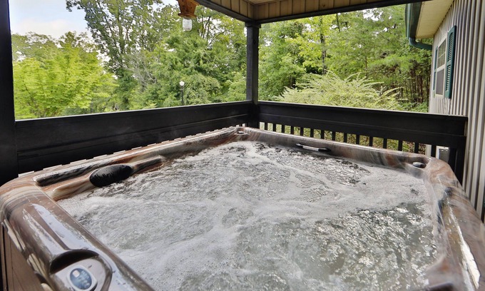 Pigeon Forge Ski Chalet | Wildwood Falls a 2BR chalet located nearly across the street from Dollywood.