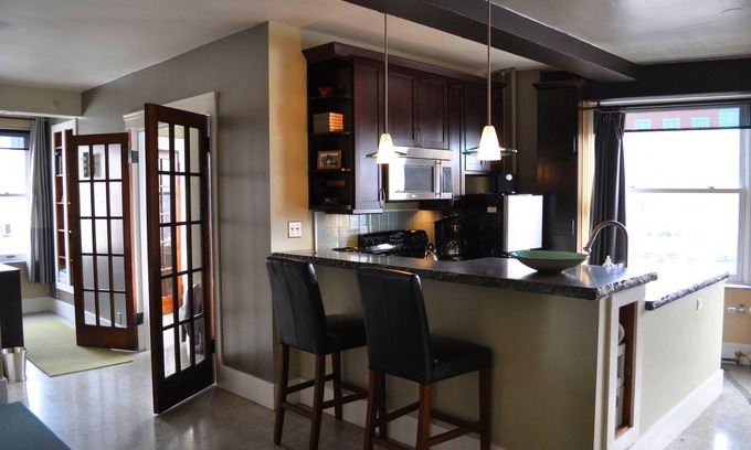 Heart of Missoula Condo | Wilma Condo in Downtown Missoula - Walk Everywhere!