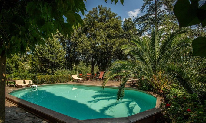 San Michele di Moriano Villa | Wonderful private villa with A/C, WIFI, private pool, TV, patio and panoramic view, close to Lucca