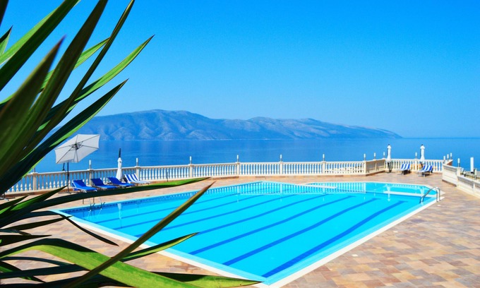 Vlore Apartment | Wonderful 2 bedrooms sea view AP with Pool and free P 1