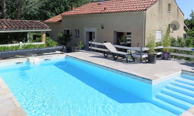 Lamagdelaine House | Wonderful private villa for 4 guests with WIFI, private pool, TV, terrace and pets allowed