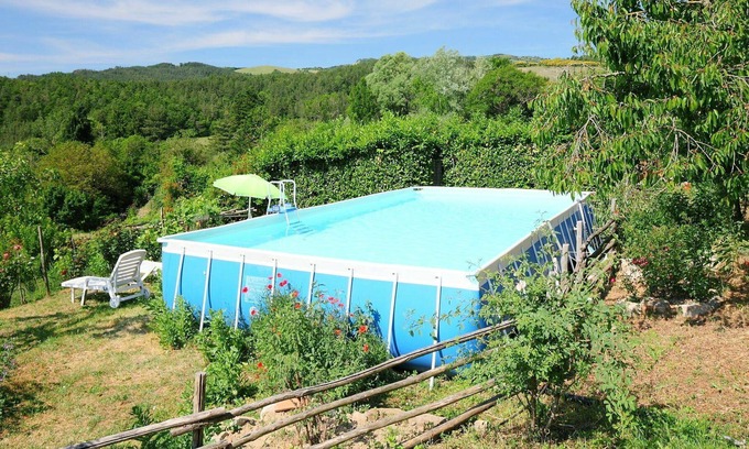 Santa Fiora Villa | Wonderful private villa with private pool, WIFI, TV, patio, pets allowed, panoramic view and par...