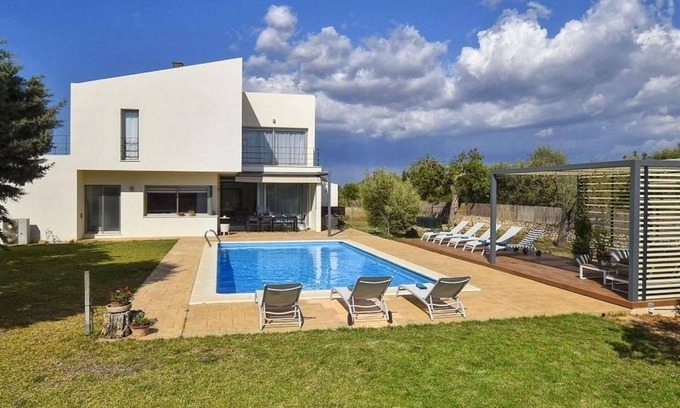 Consell House | Wonderful private villa with A/C, private pool, WIFI, TV, patio, panoramic view and parking