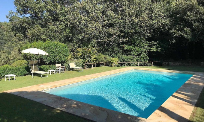 Vicopelago Villa | Wonderful private villa for 4 guests with WIFI, pool, TV, patio and panoramic view, close to Lucca
