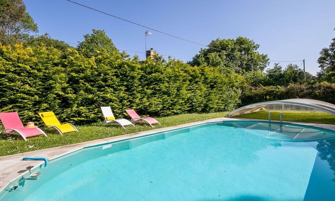 Ploumilliau House | Wonderful private villa for 10 guests with WIFI, private pool, TV, terrace and pets allowed