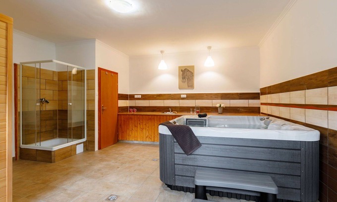Balatonfenyves House | Wonderful private villa for 12 people with hot tub, private pool, TV and terrace