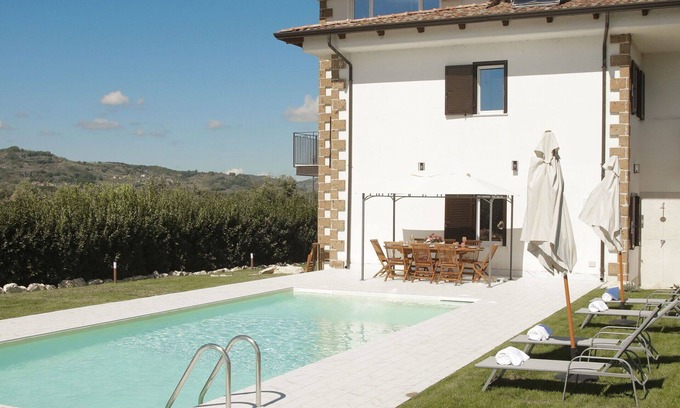 Amorosi Villa | Wonderful private villa with private pool, WIFI, A/C, TV, patio, pets allowed and panoramic view