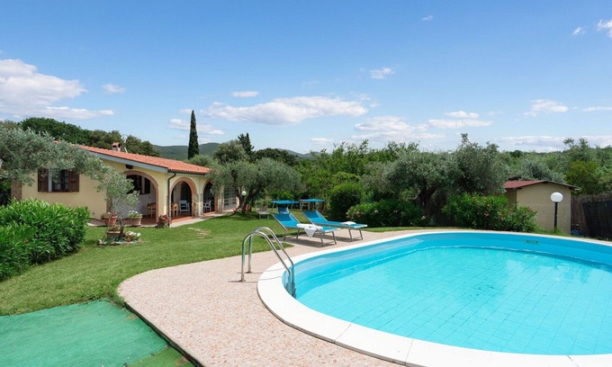 Bibbona Villa | Wonderful private villa with A/C, private pool, WIFI, TV, patio, pets allowed and panoramic view