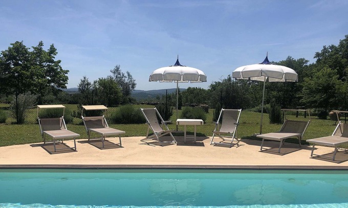 Manciano Villa | Wonderful private villa with A/C, WIFI, private pool, TV, terrace, panoramic view and parking