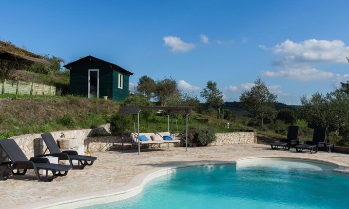 Mazzano Romano Villa | Wonderful private villa for 6 guests with pool, A/C, WIFI, hot tub and TV