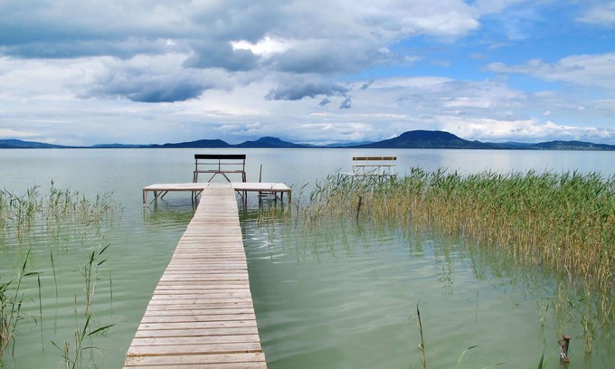 Balatonkeresztur House | Wonderful private villa for 4 guests with TV, terrace and parking