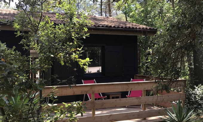 Lacanau-Ocean Ski Chalet | WOODEN CHALET BETWEEN FOREST AND OCEAN