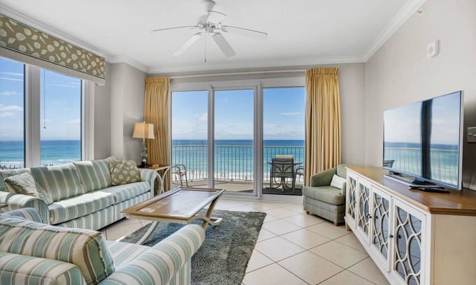 Long Beach Condo | 🌞XL Balcony-GULF FRONT-3BR Grandview East 301🌞