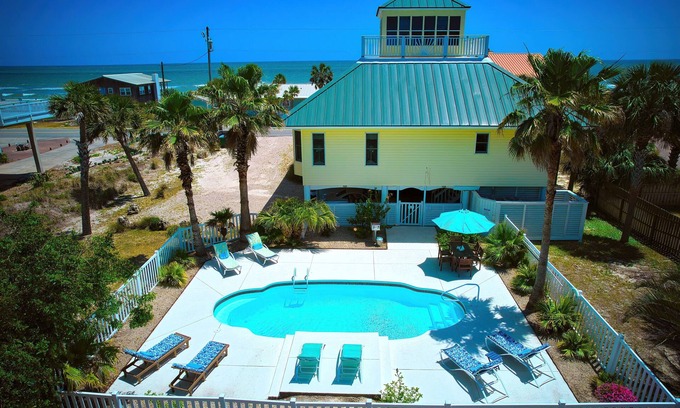 St. George Island House | You will LOVE Sea Breeze! BOOK NOW! Great views and pool! 4 bedroom, sleeps 10