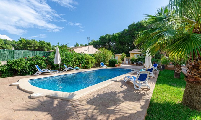 Can Picafort Villa | YourHouse Oratge, lovely house with private pool near the beach