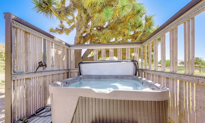 Yucca Valley Cottage | Yucca Valley Oasis w/Hot Tub, Near Joshua Tree!