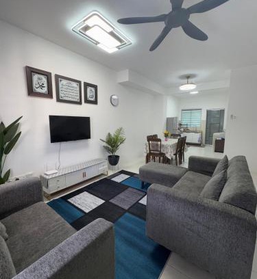 Tasek Gelugor Apartment | Zalins CozyHome 3BR - Double Storey Terrace