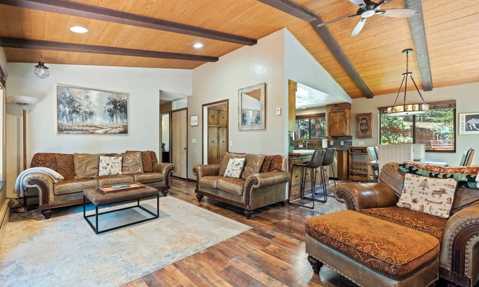 Zephyr Cove House | Zephyr Cove Home In The Hills, Lake Views, Yard, Hot Tub, Great for Pets!