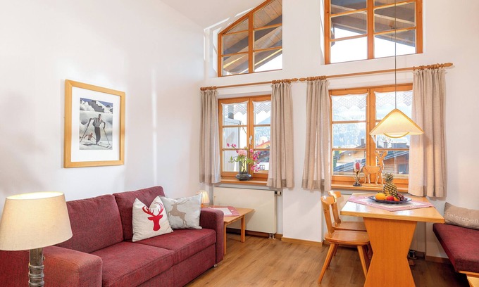 Reit im Winkl Apartment | Zwei-Raum-Ferienwohnung (5) 42qm, Dusche/WC, Extra-Schlafzimmer, Küchenzeile, Balkon