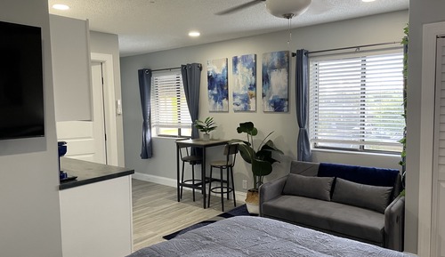 Premier Single Room, 1 King Bed with Sofa bed, Pool View
