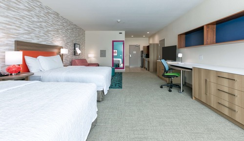 Studio Suite, 2 Queen Beds, Accessible, Bathtub