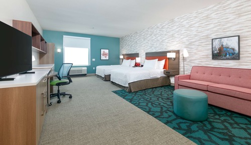 Studio, 2 Queen Beds, Accessible (Hearing)