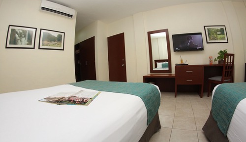 Standard Room, 2 Double Beds, City View