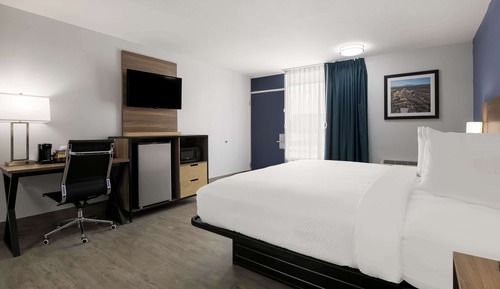 Standard Room, 1 King Bed, Non Smoking, Refrigerator & Microwave (Walk-in Shower;Pet Friendly)