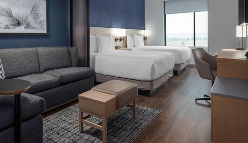 Room (2 Queen Bed with Sofa Bed, High Floor)