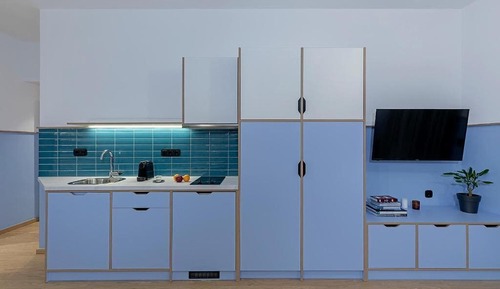 Studio Apartment with Balcony and View of the Acropolis