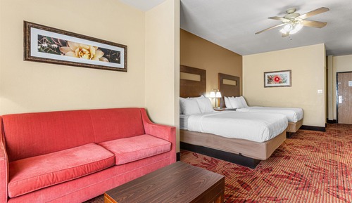 Standard Room, 2 Queen Beds, Non Smoking, Refrigerator & Microwave (Oversized Room)