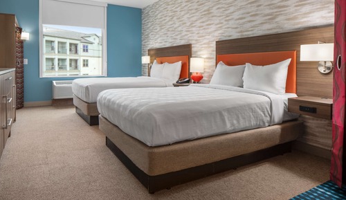 Studio, 2 Queen Beds, Accessible, Non Smoking (Roll-In Shower)