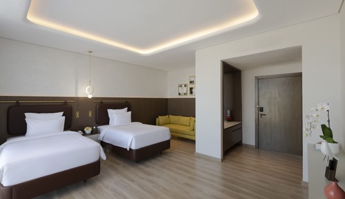 Deluxe Room, 2 Single Beds, City View
