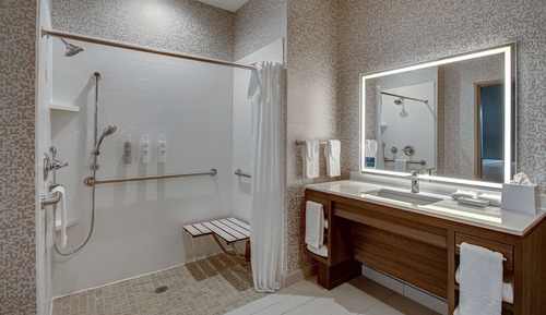 Suite, 1 King Bed, Accessible (Roll-In Shower)