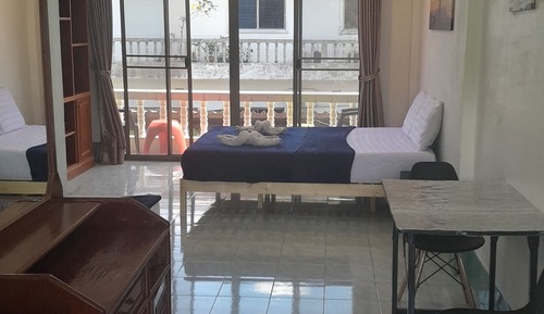 Family Quadruple Room, Kitchen, Garden Area