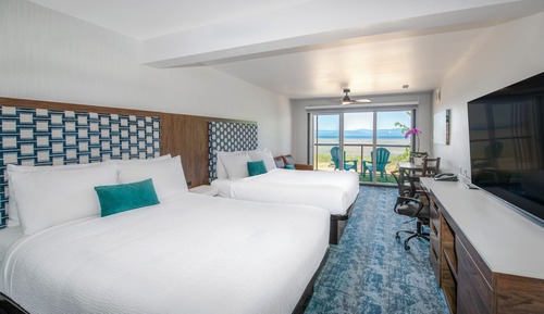Oceanview Two Queen Room w/ Kitchenette