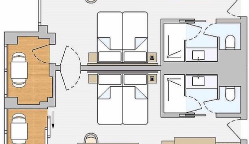 Family Double Room, Connecting Rooms (Classic Sea Side - Triple Use)