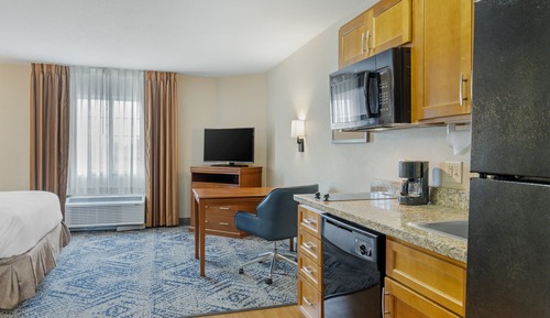 Studio Suite, 1 King Bed, Kitchen