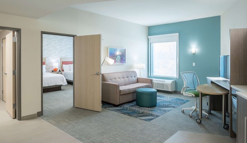 Suite, 2 Queen Beds, Accessible (Hearing)