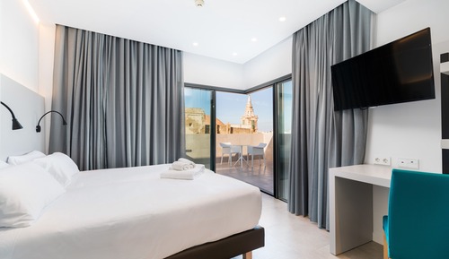 Panoramic Double Room, Terrace (Superior, Pool)