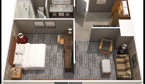Executive Room, 1 King Bed with Sofa bed, Non Smoking