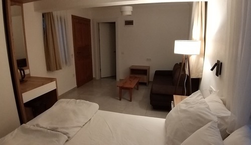 Family Studio, 2 Double Beds, Accessible, Courtyard View