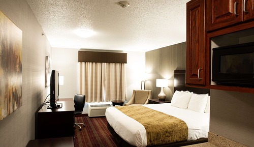 Standard Room, 1 King Bed, Non Smoking, Refrigerator & Microwave