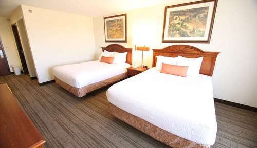 Standard Room, 2 Queen Beds, Non Smoking, Refrigerator & Microwave (Parking Level)