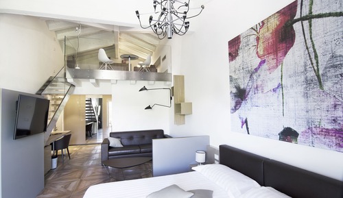 Suite, Balcony, Garden View