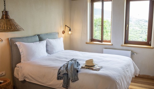 Premium Suite, 2 Queen Beds, Fireplace, Ocean View (Selini)