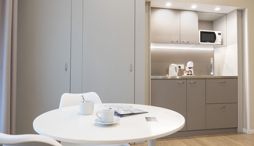 Superior Quadruple Room, Kitchen