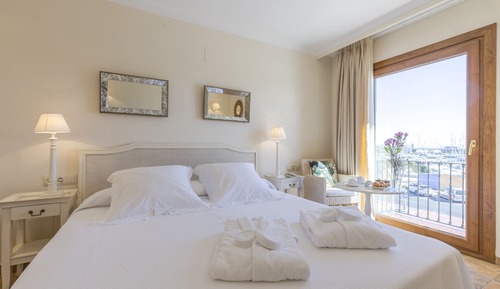 Double or twin room, harbor view with terrace